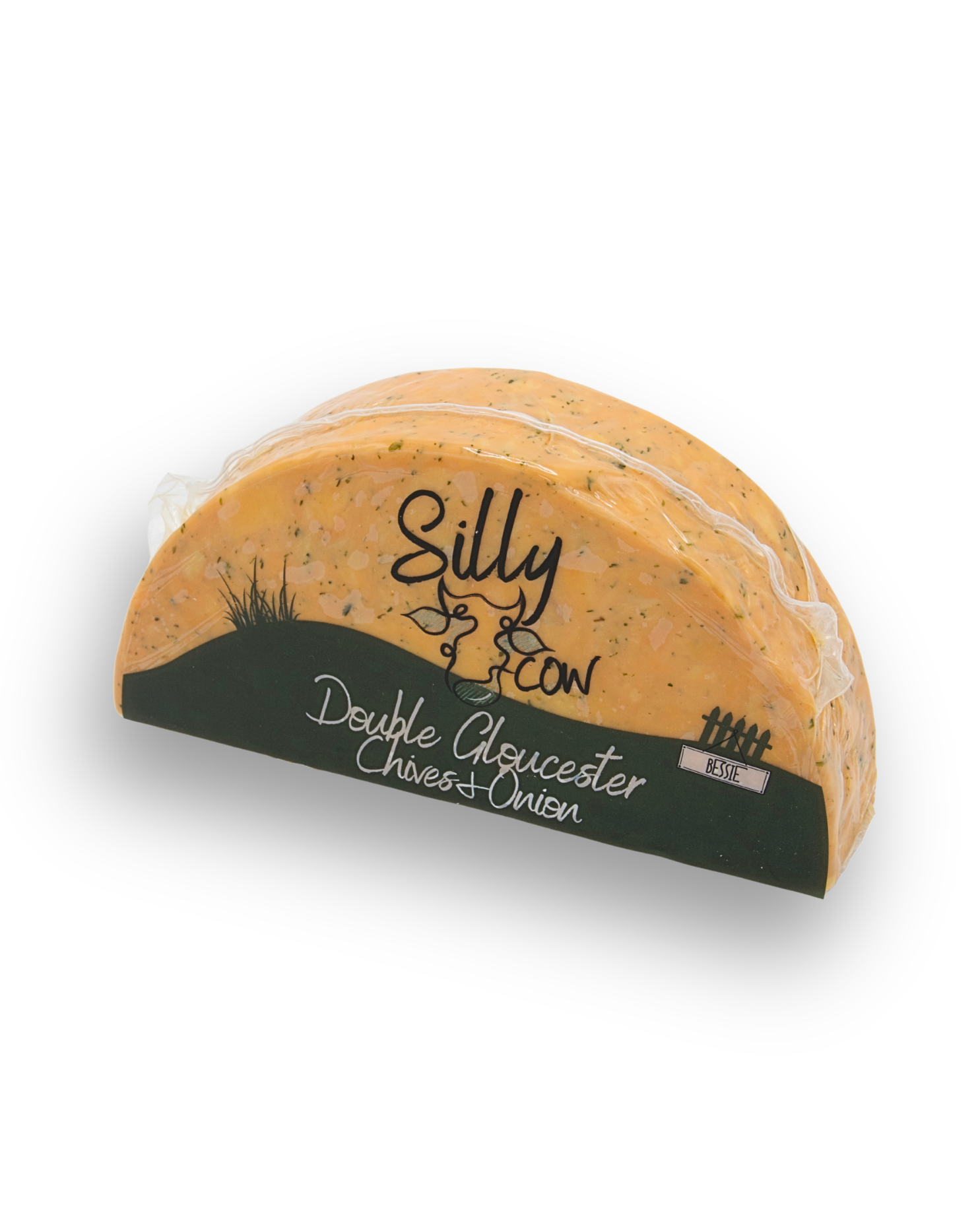 Big Double GloucesteR, Chives & Onion - 1kg Half Round