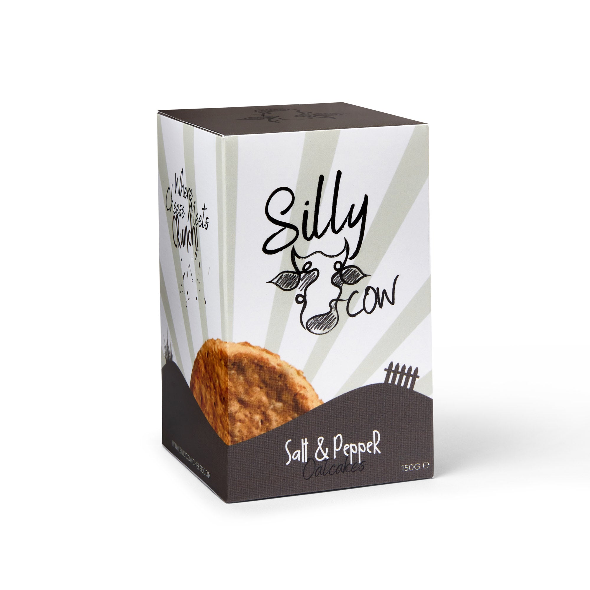 Silly Cow Salt and PeppeR Oatcakes 200g