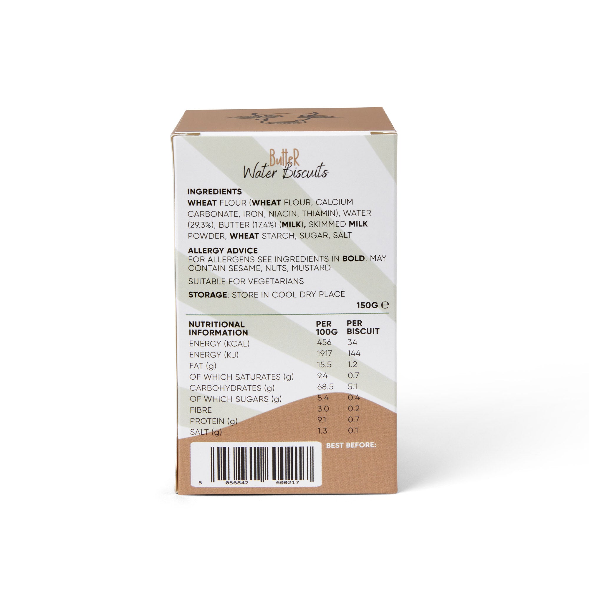 Silly Cow Butter WateR Biscuits 150g