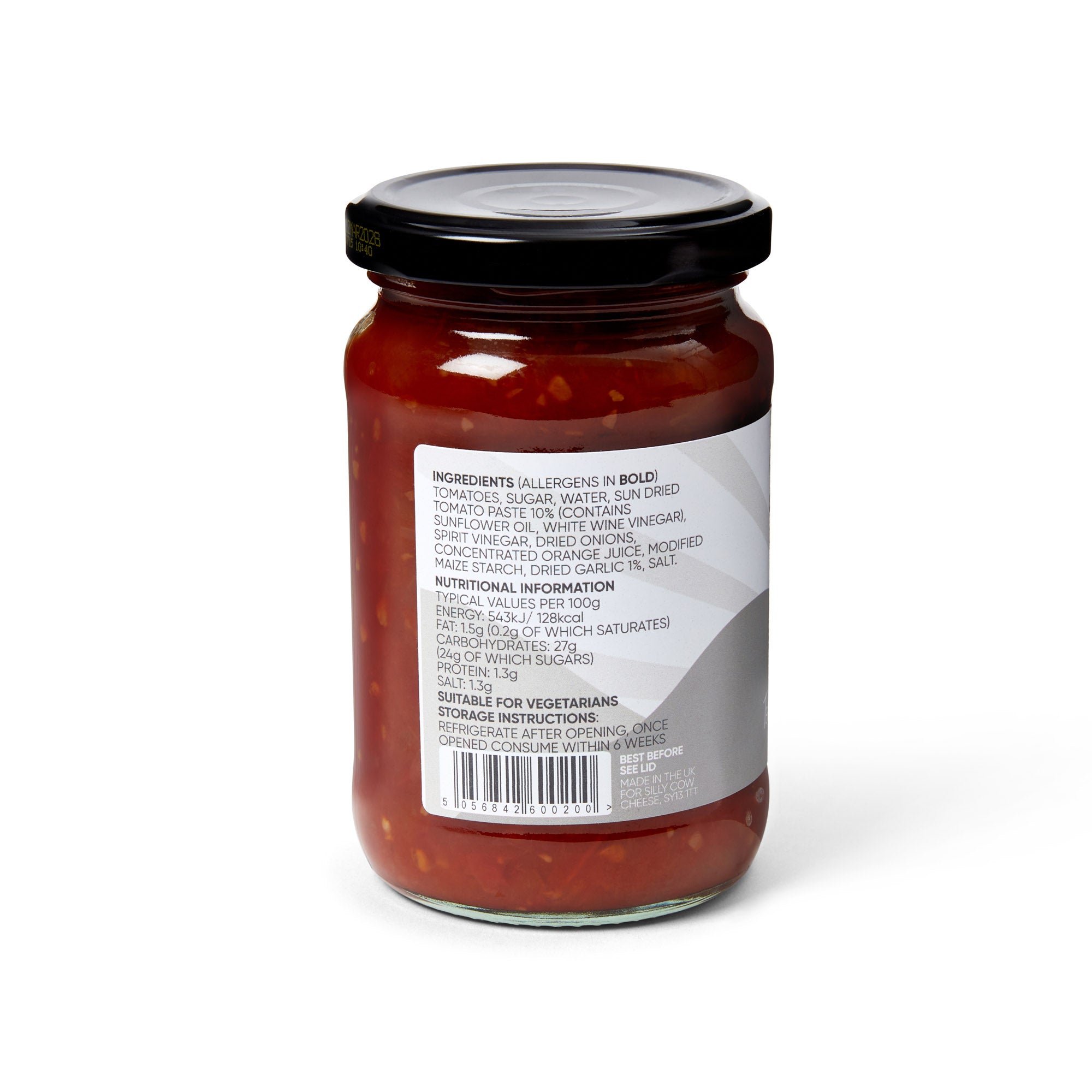 Silly Cow Sun DRied Tomato & GaRlic Chutney 285g
